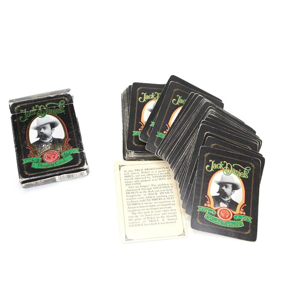 Jack Daniels 1994 Playing Cards  Retro Card Deck Poker Rummy Solitaire Gangster - Picture 3 of 13